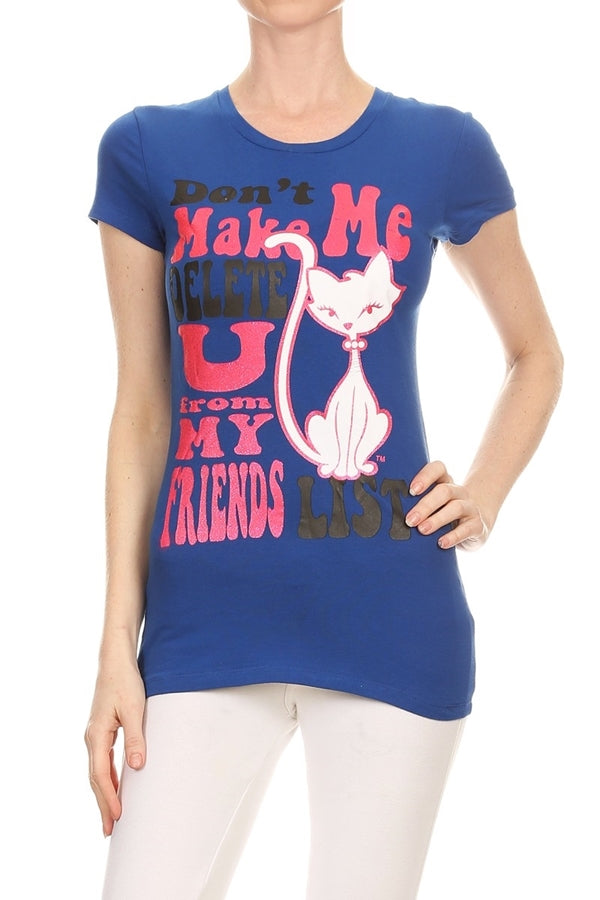 Wholesale Women T-Shirts C-132-royal
