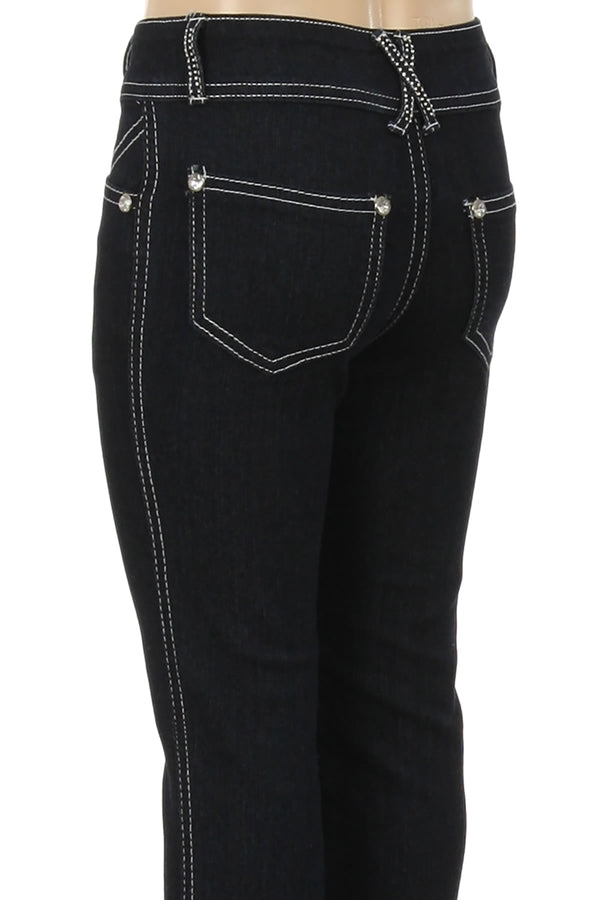 CHPS 503 Kids Denim Jeans-Black
