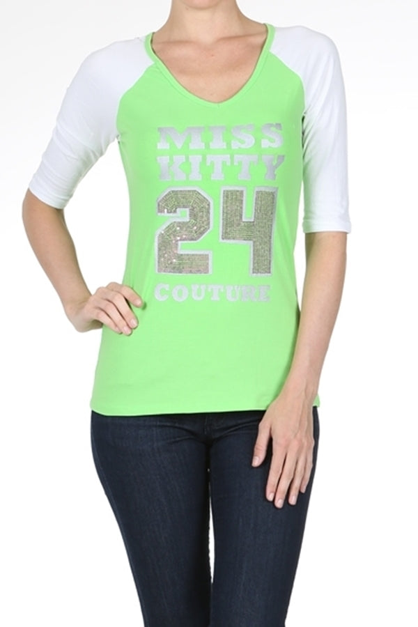 Wholesale Top P-3010-Lime
