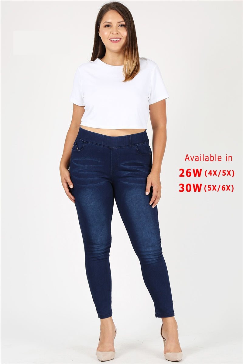 Extended plus size 4X/5X-5X/6X Jeggings TSP002