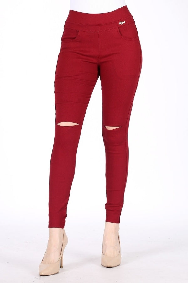 Juniors Mid-rise Stretch Skinny Jeggings Pants