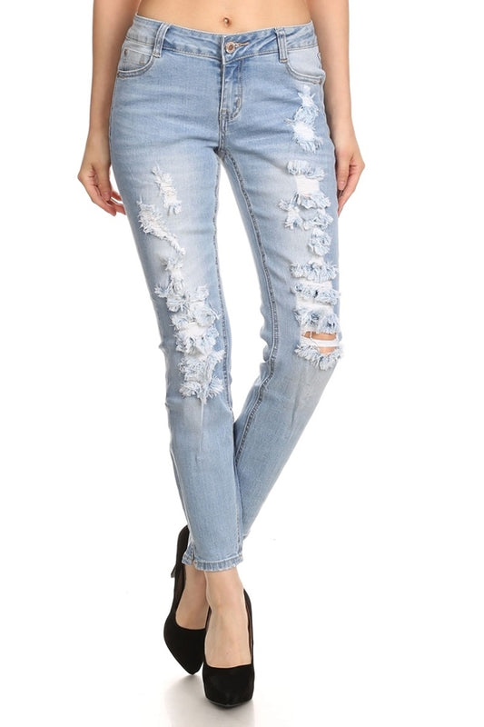 American Blue -Distressed Cotton Jeans ACP-737