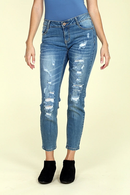 American Blue -Distressed Cotton Jeans ACP-759
