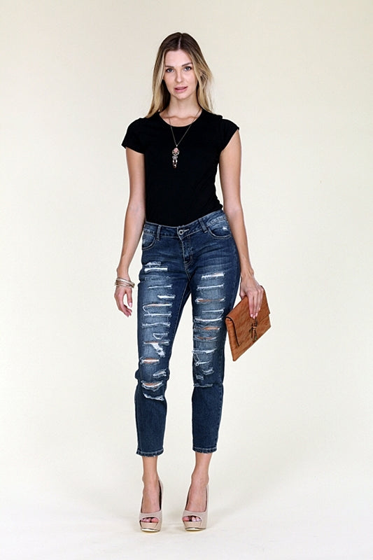 American Blue -Distressed Cotton Jeans ACP-772