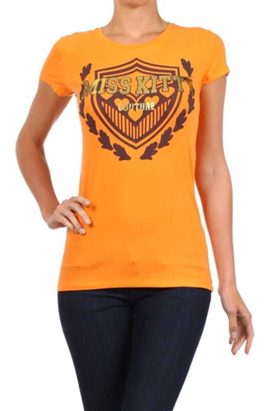Wholesale Top C-107-ORANGE