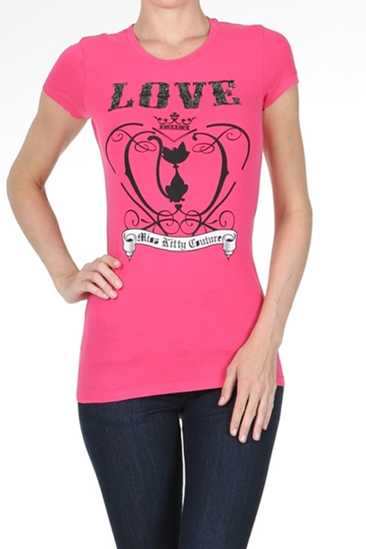 Wholesale Top C-121-FUSHIA