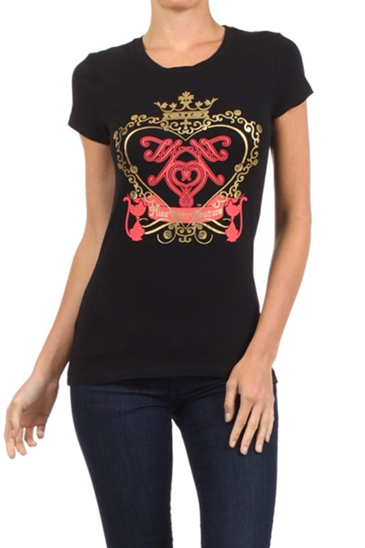 Wholesale Top C-123-BLACK