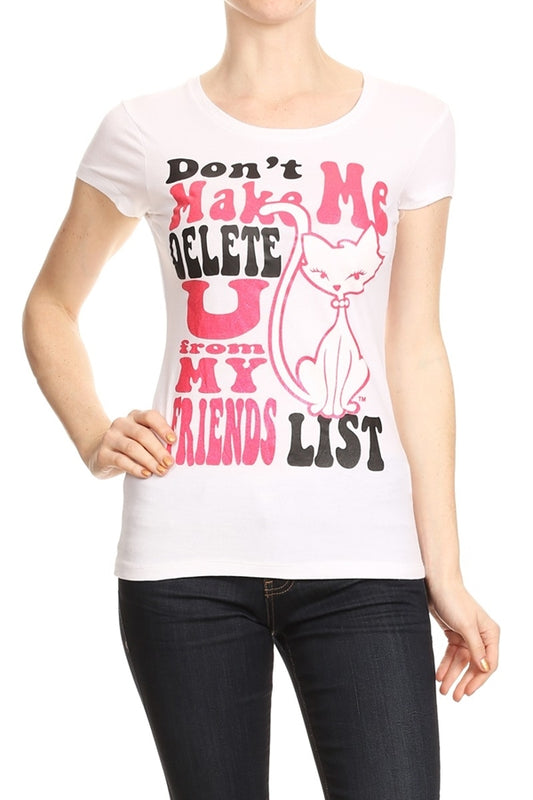 Wholesale Women T-Shirts C-132-white