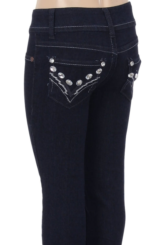 CHPS 506 Kids Denim Jeans-Navy
