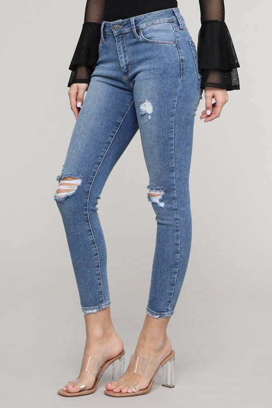 Distressed Premium denim Jeans JP968