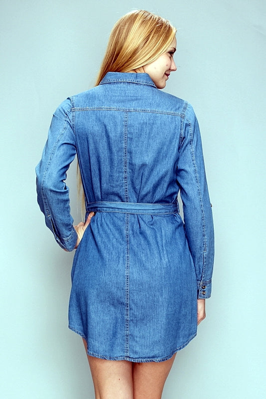 American Blue - Denim long blouse