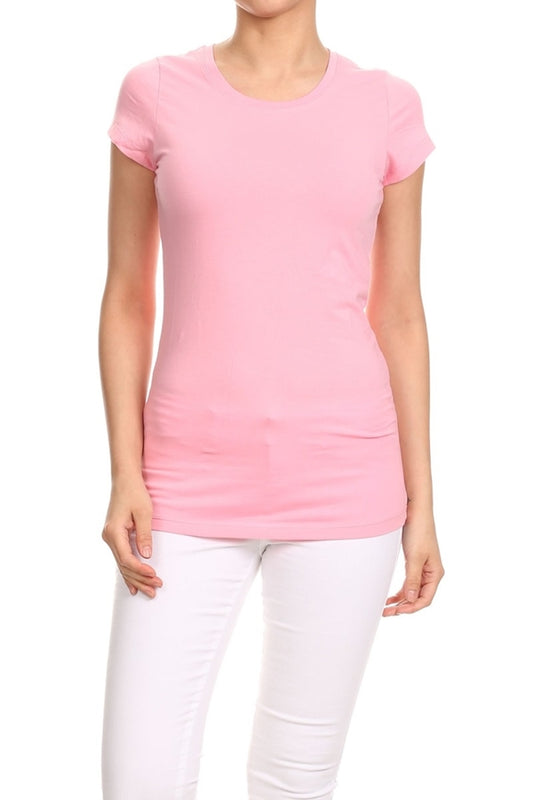 LoveSweet Basic T-shirts T-001-Pink