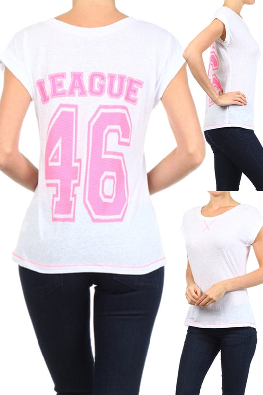 Printed Tops TSN-3692-White