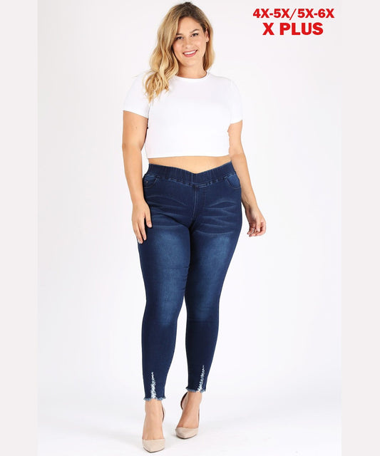 Extended plus size 4X/5X-5X/6X Jeggings TSP003