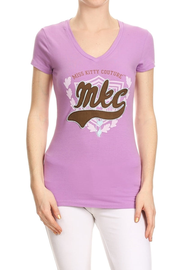 Wholesale Top V-105-LAVENDER