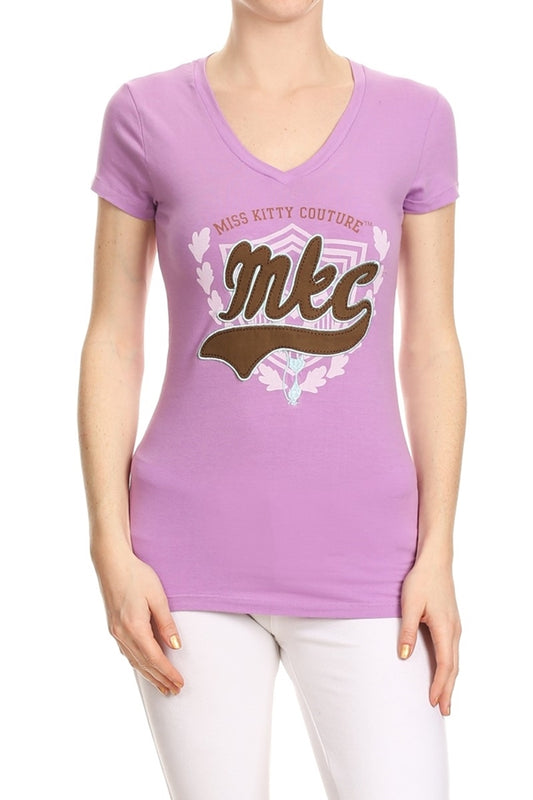Wholesale Top V-105-LAVENDER