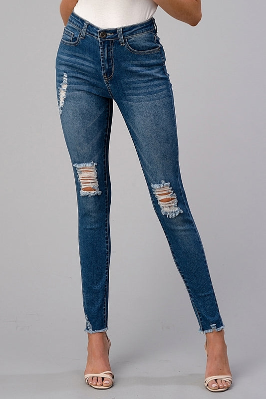 American Blue - Distressed skinny denim Jeans VTR-001