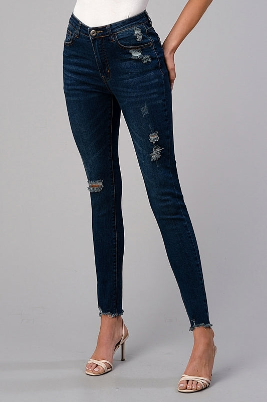 American Blue - Distressed skinny denim Jeans VTR-005