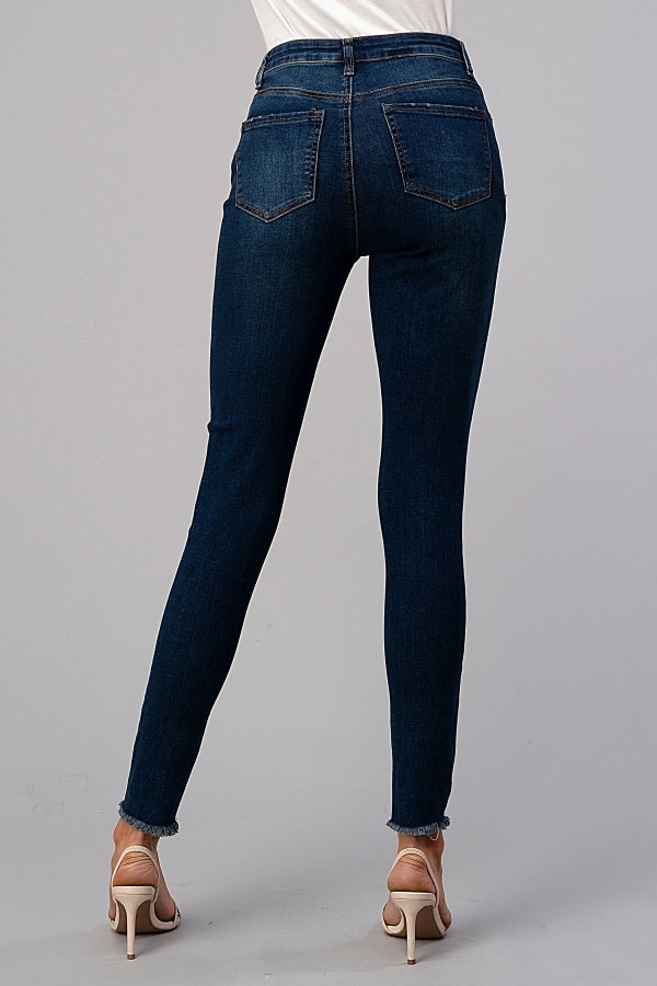 American Blue Skinny Fit Jeans – Distressed Look, 5 Pocket Design
