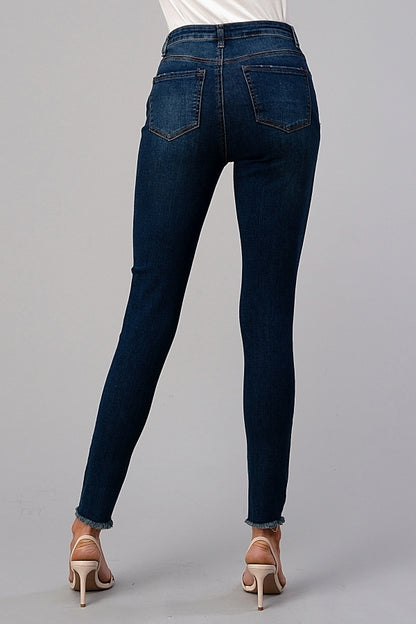 American Blue Skinny Fit Jeans – Distressed Look, 5 Pocket Design
