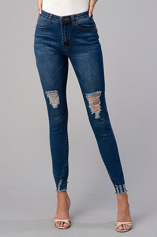 American Blue - Distressed skinny denim Jeans VTR-006