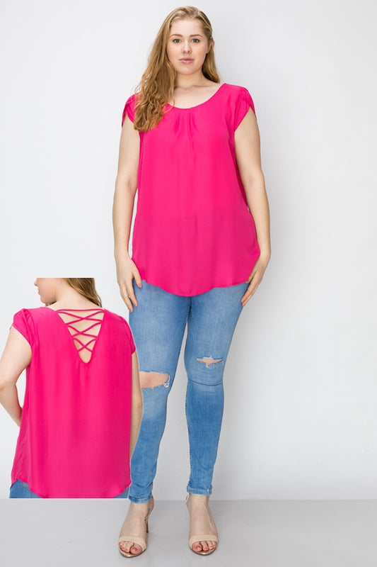 Wool Dobby Plus Top WT803X-Fushia