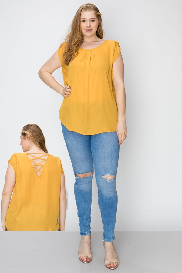 Wool Dobby Plus Top WT803X-Mustard