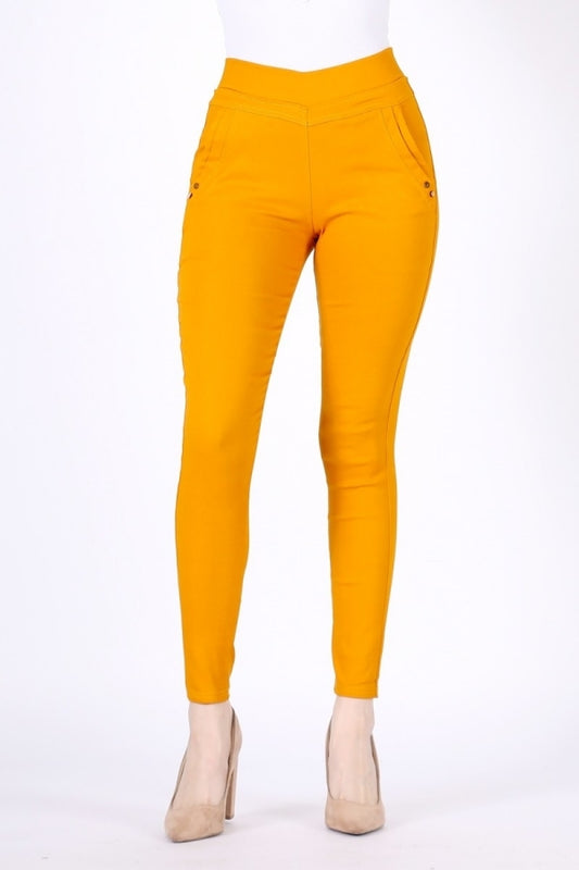 High Waist Super Stretch Skinny Jeggings Pants