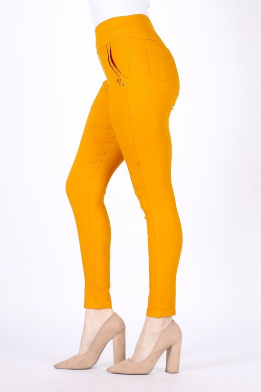 High Waist Super Stretch Skinny Jeggings Pants