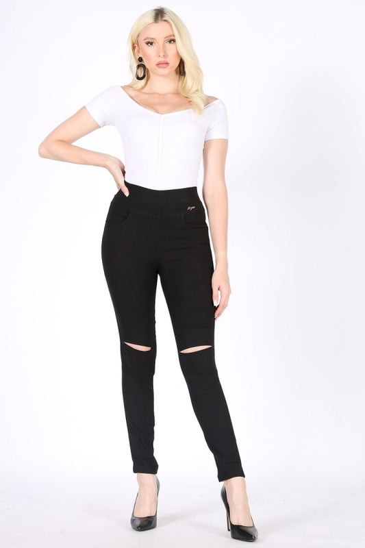 Juniors Mid-rise Stretch Skinny Jeggings Pants